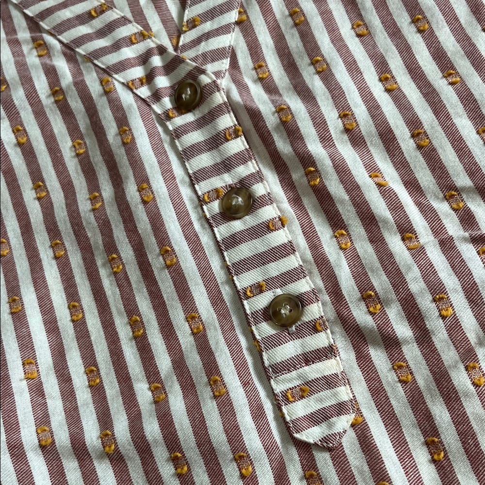 Veronica Beard Blakely Striped Blouse Size 6 - Picture 6 of 11